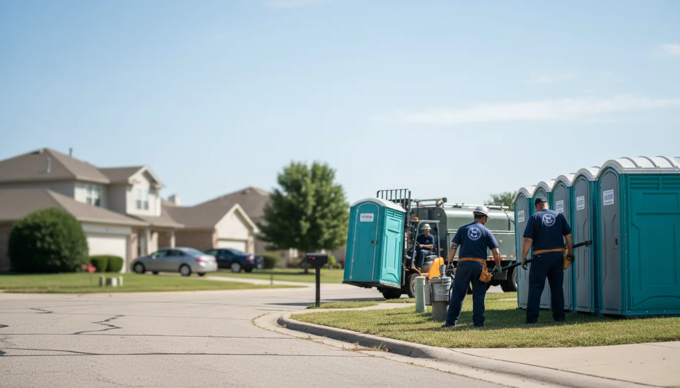 Porta Potty Rental in Del Valle, TX near me